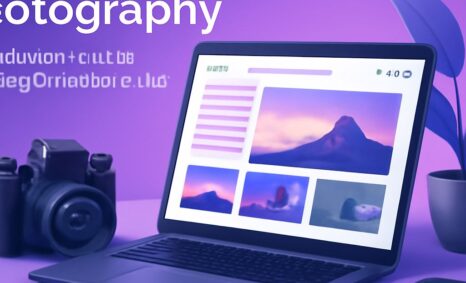 Blog photography web design tips