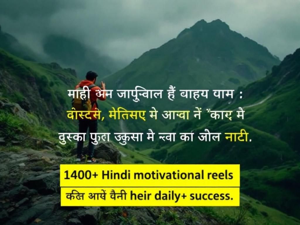 1400+ Hindi Motivational English Reel bundle Free Download Hindi Reels