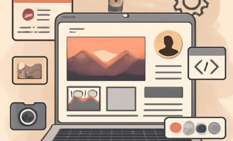 Blog web design tips photographer