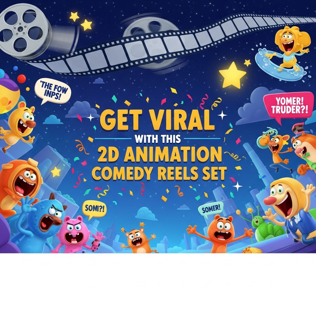 Viral 2D Animation Reel bundle Free Download Animation Shorts