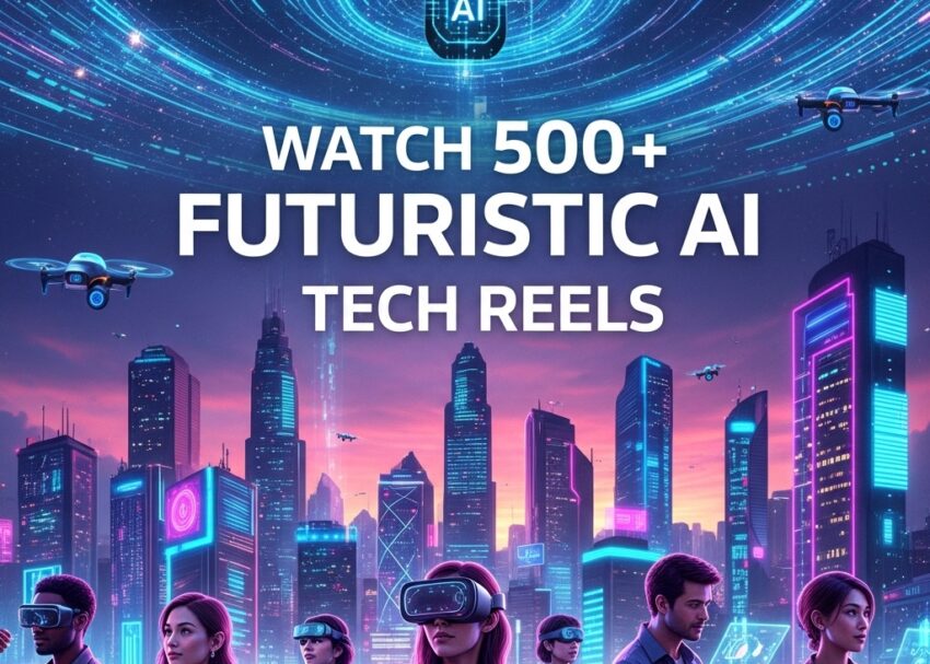 Watch 500+ Futuristic AI Tech Reels AI Tech Reels