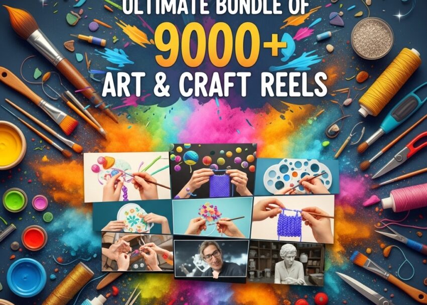 Ultimate Bundle of 9000+ Art & Craft Reels kids craft reels