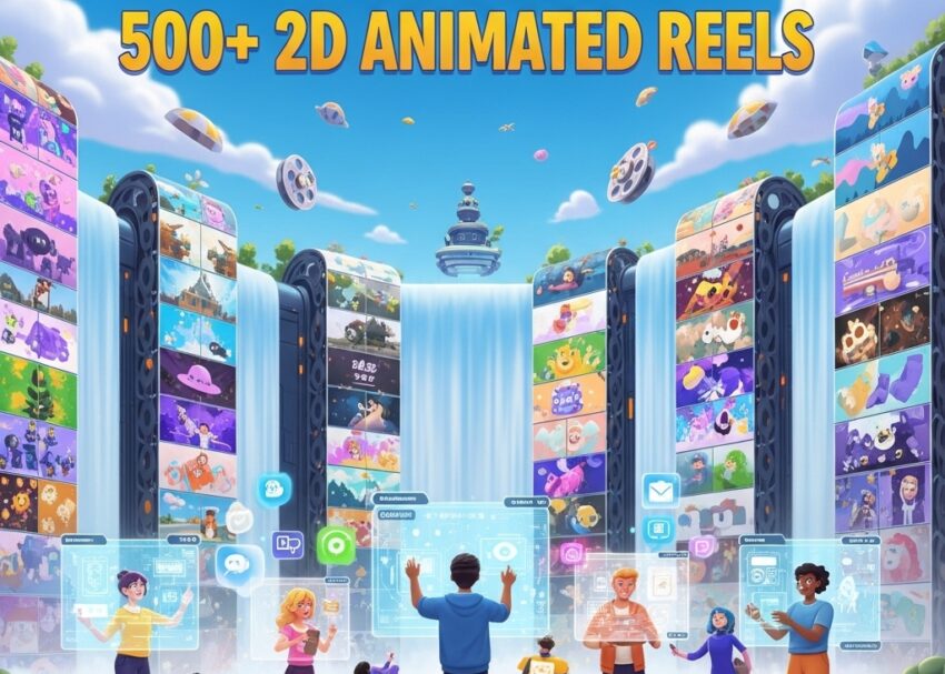 Ultimate Bundle of 500+ 2D Animated Reels 2D animation shorts