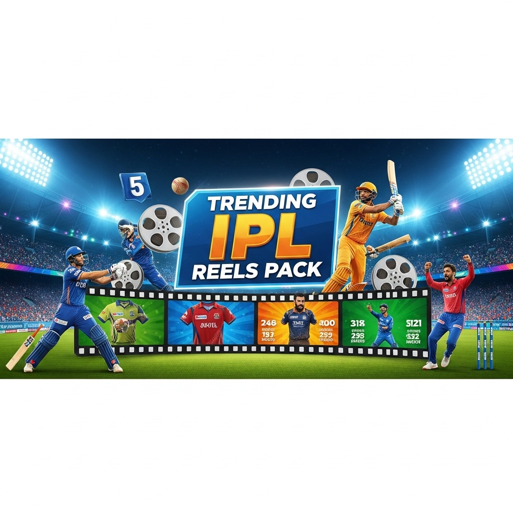 Trending IPL Reels Pack ipl reels