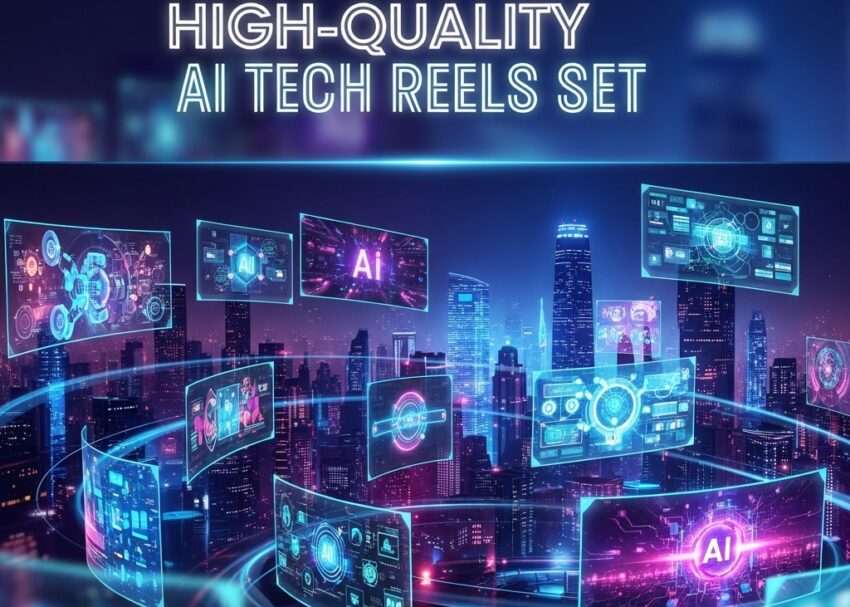 500+ High-Quality AI Tech Reels Set ai tech reels,