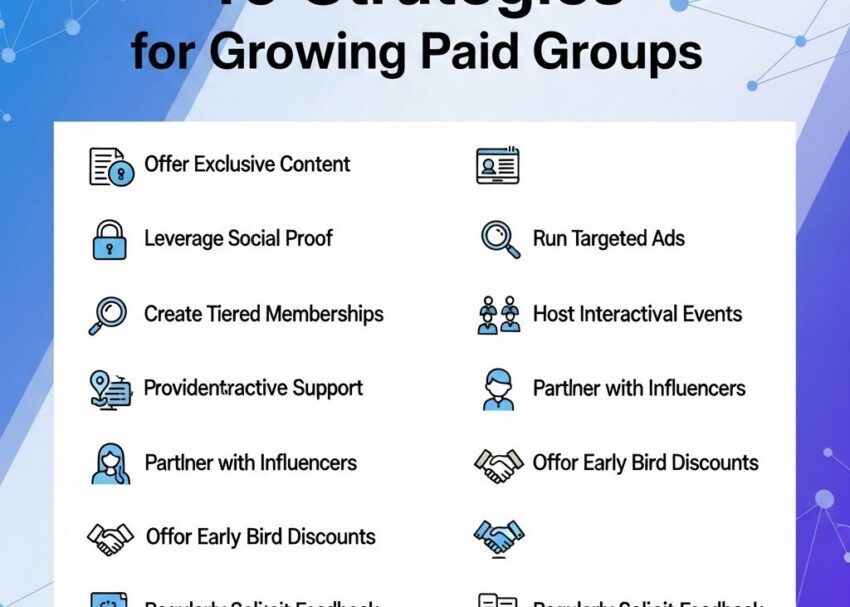 10 strategies grow paid groups