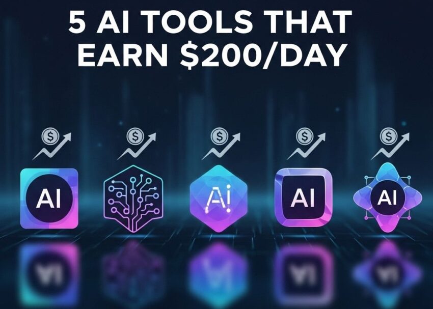 5 AI Tools to Earn $200 a Day 5 ai tools earn 200 day