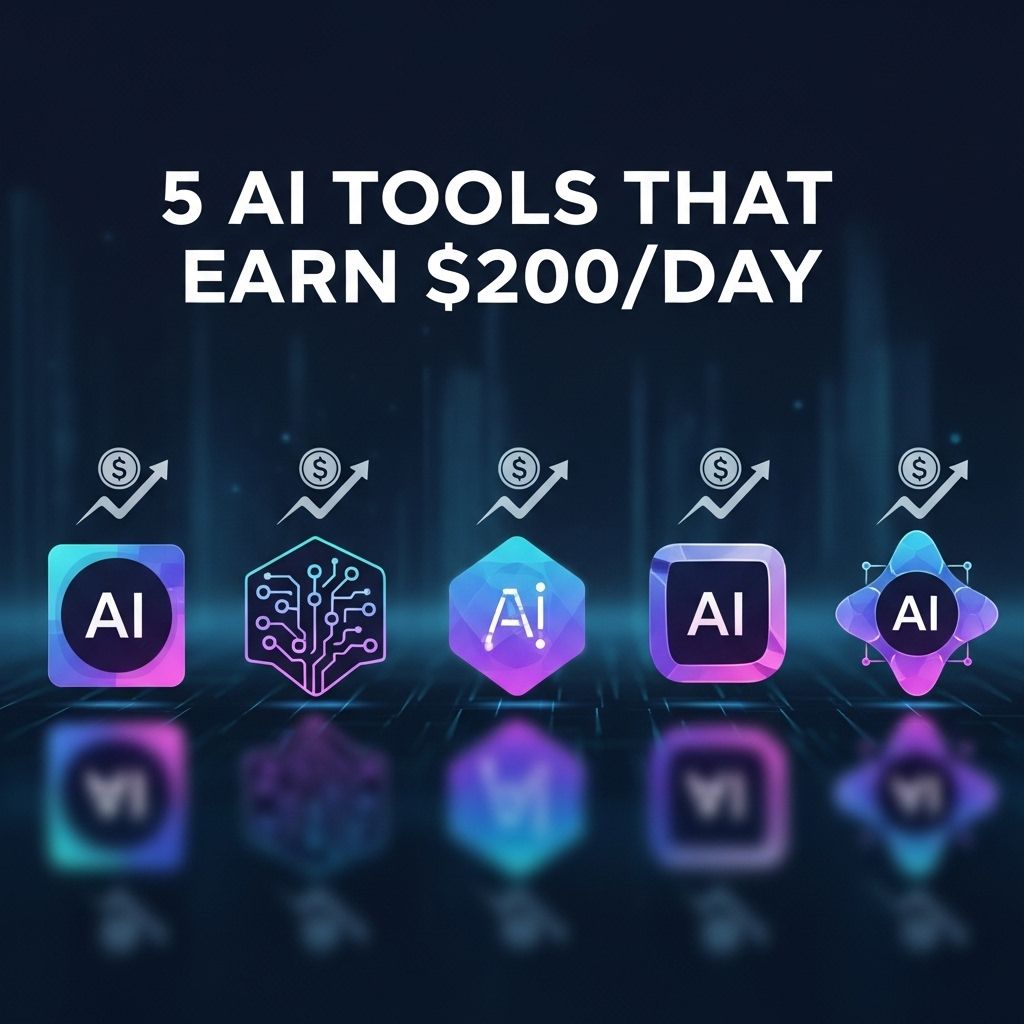 5 AI Tools to Earn $200 a Day 5 ai tools earn 200 day