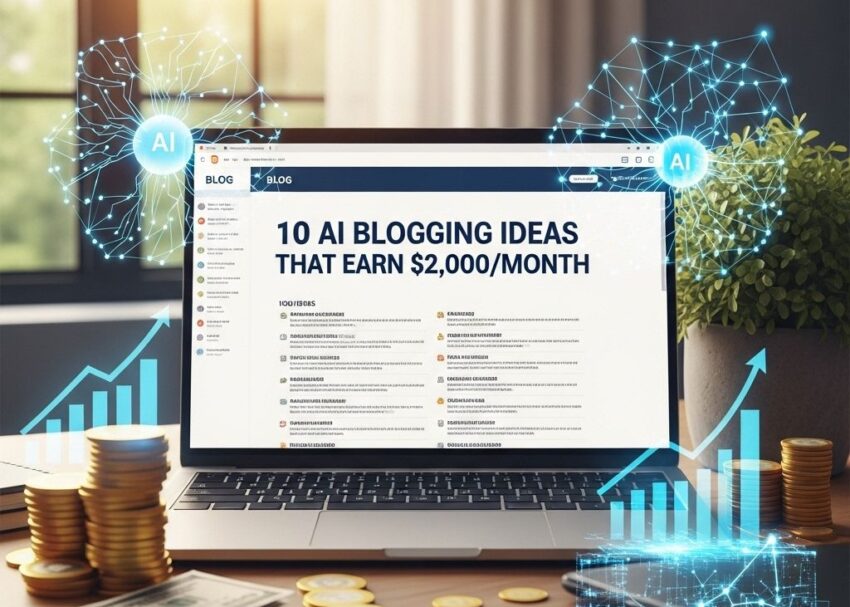 10 AI Blogging Ideas to Earn $2,000 a Month ai blogging ideas 2000 month