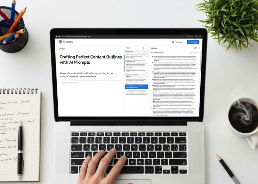 Crafting Perfect Content Outlines with AI Prompts ai content outlines prompts