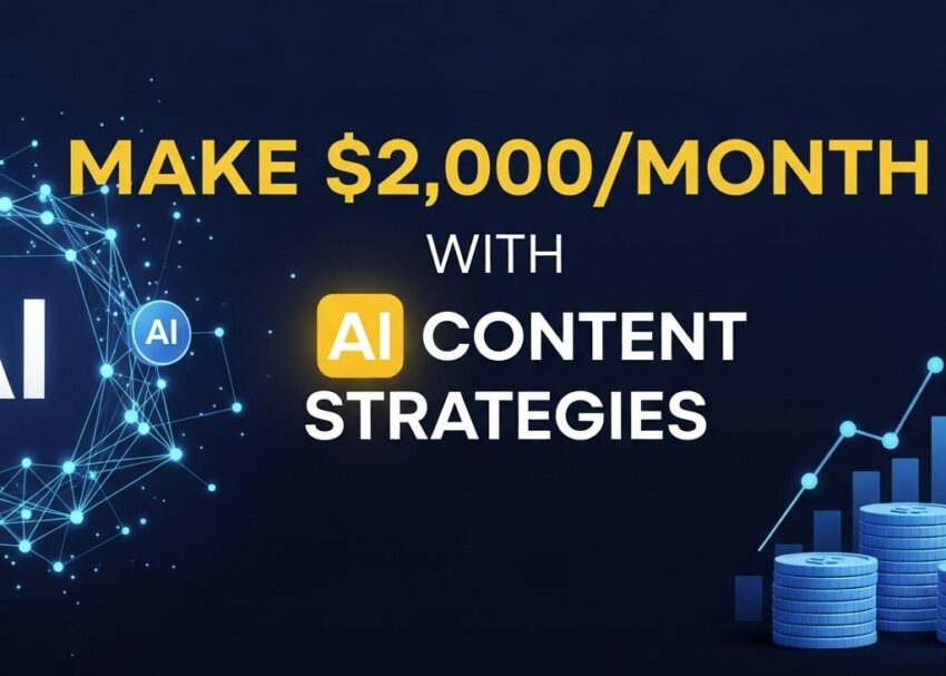 Earn $2,000/Month Using AI Content Strategies ai content strategies income