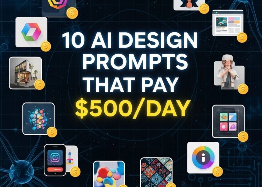 10 AI Design Prompts to Earn $500 Daily ai design prompts 500 daily