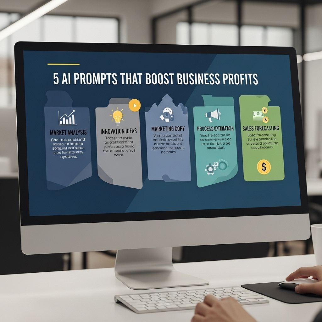 5 Powerful AI Prompts to Boost Business Profits ai prompts boost profits