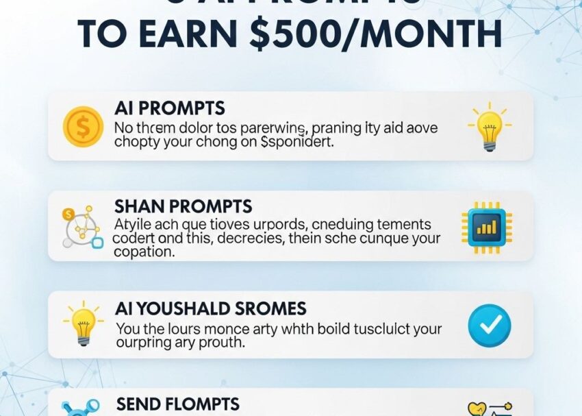 5 AI Prompts to Earn $500/Month ai prompts earn 500 month