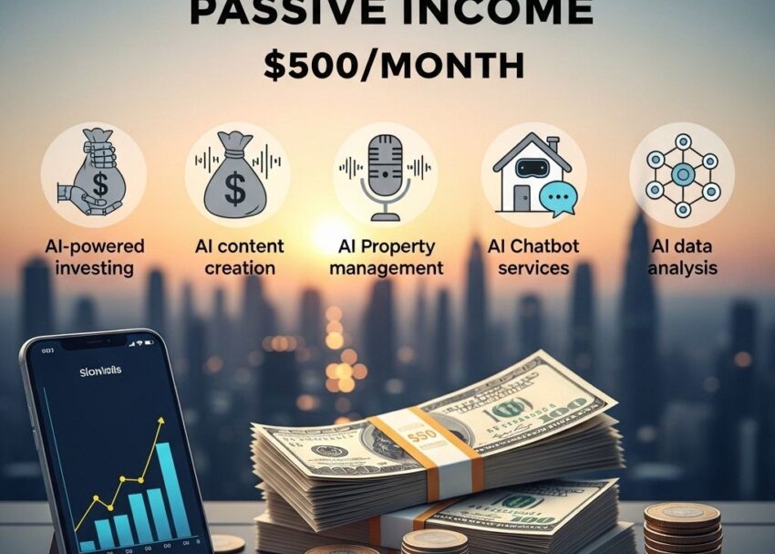5 AI Tools to Earn $500/Month in Passive Income ai tools passive income
