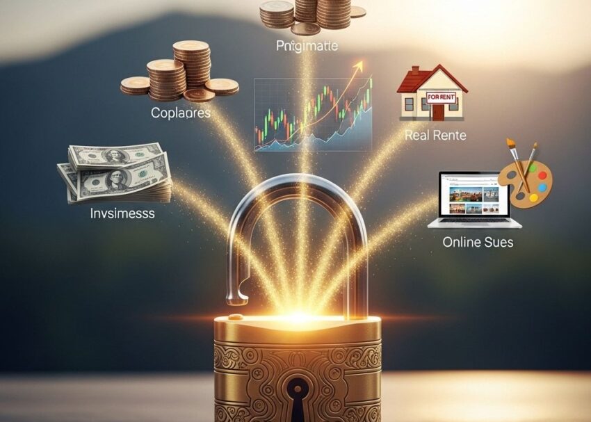 diverse income sources financial freedom