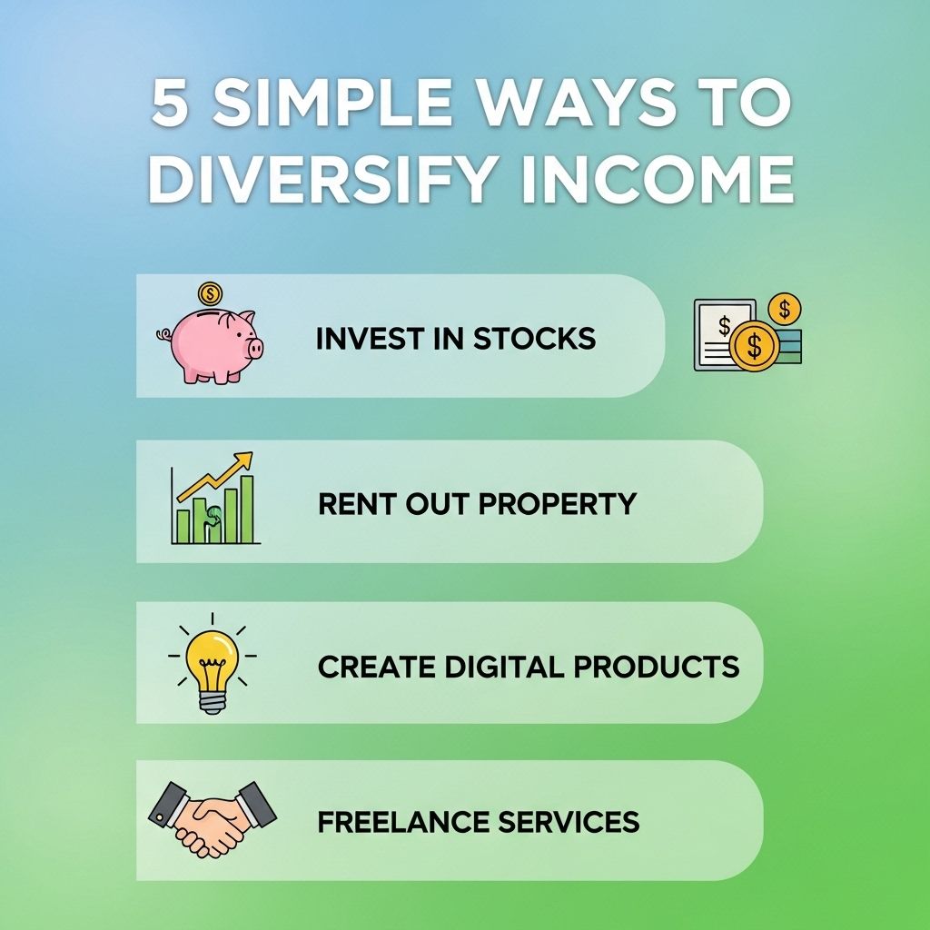 5 Simple Ways to Diversify Your Income diversify your income