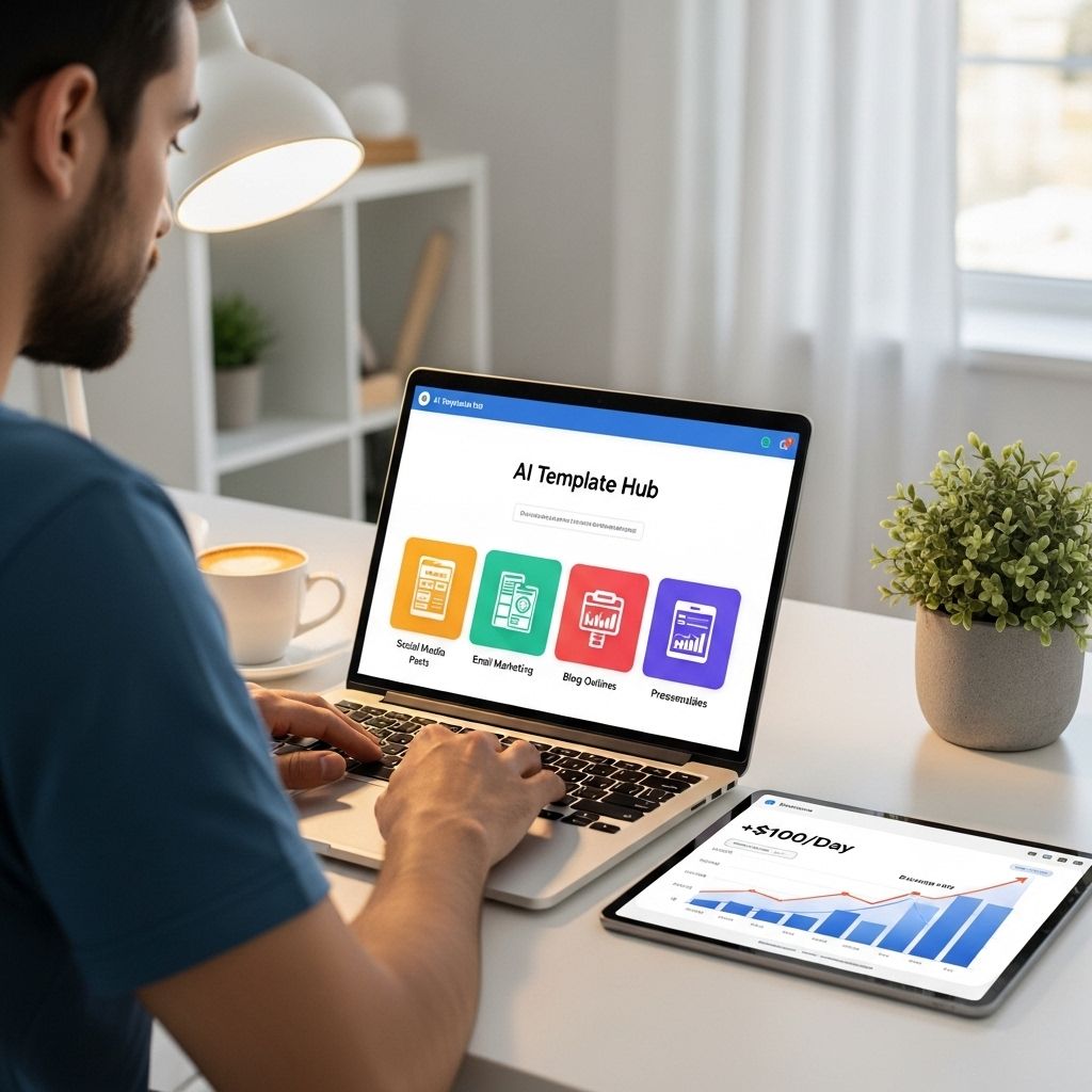 earn 100 daily ai templates