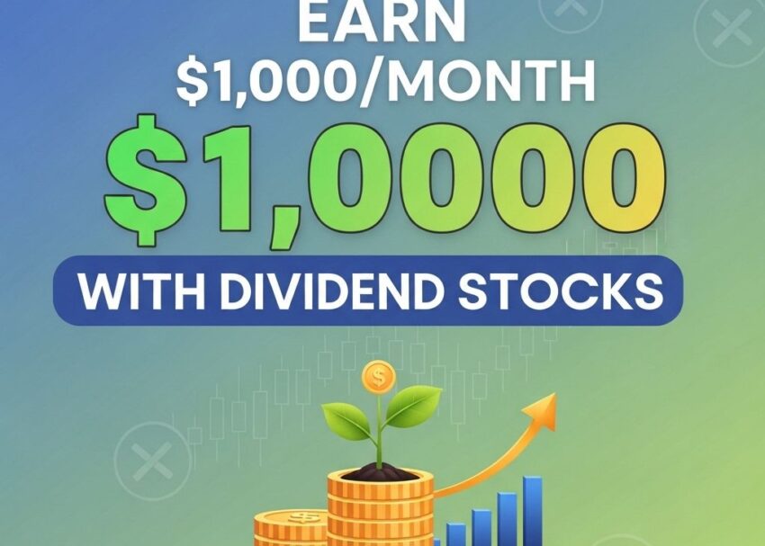 Earn $1,000 a Month with Dividend Stocks earn 1000 month dividend stocks