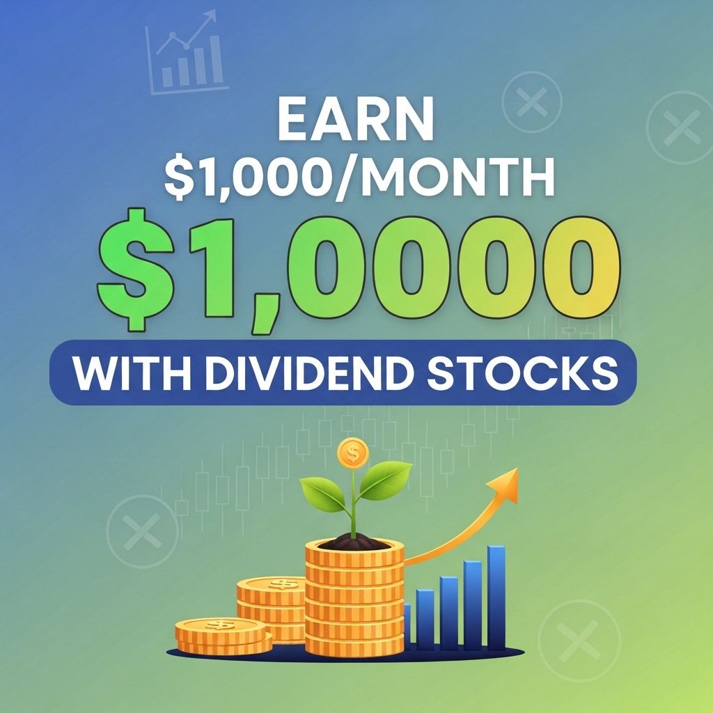 earn 1000 month dividend stocks