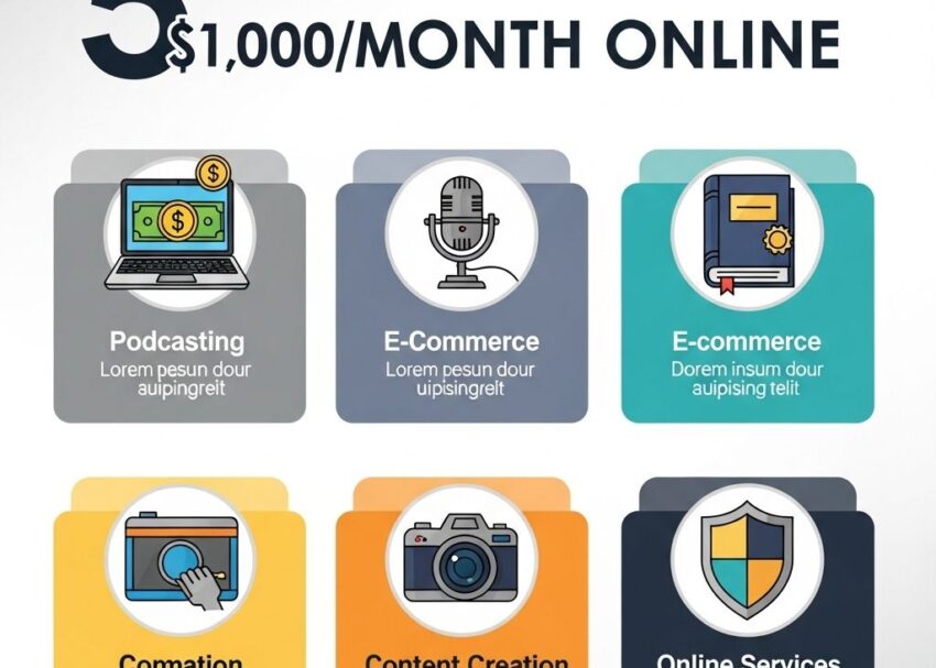 5 Proven Ways to Earn $1,000/Month Online earn 1000 month online