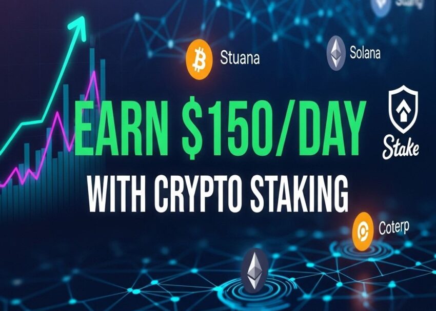 Earn $150 a Day with Crypto Staking earn 150 day crypto staking