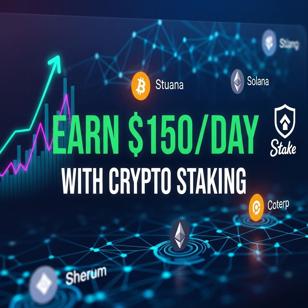 Earn $150 a Day with Crypto Staking earn 150 day crypto staking