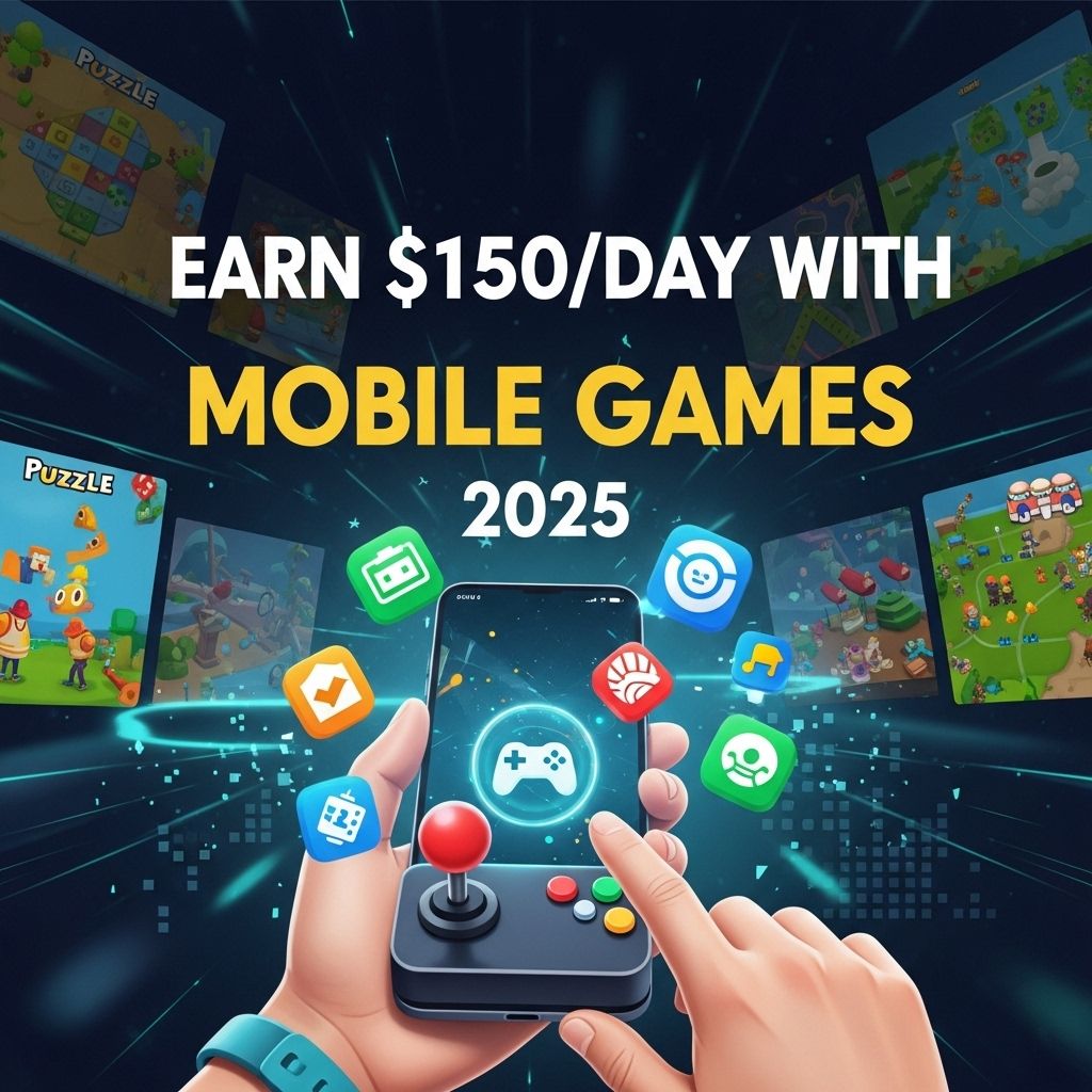 earn 150 day mobile games 2025