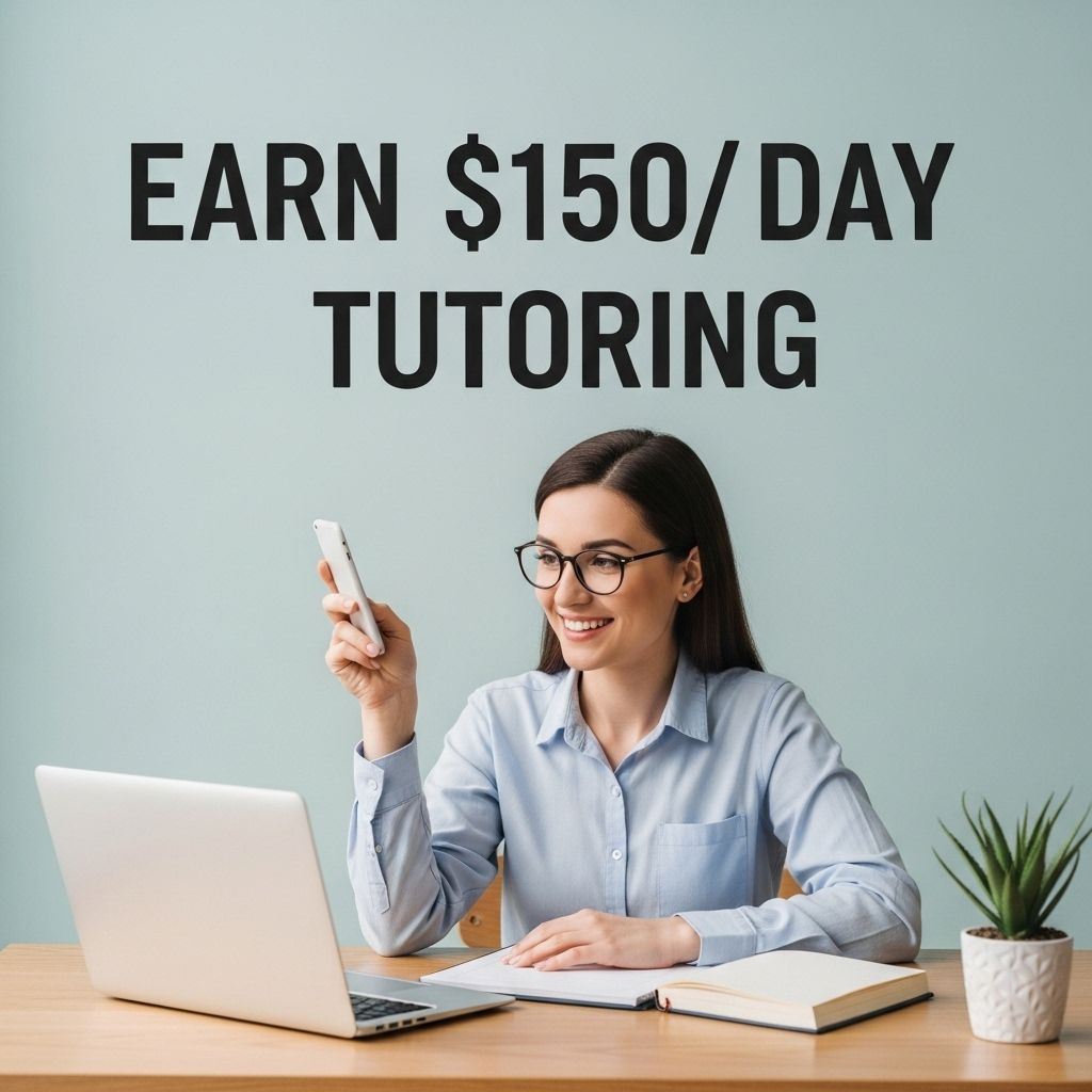 earn 150 day online tutoring
