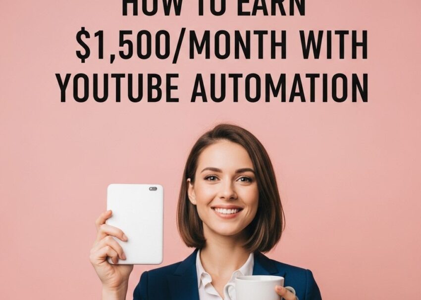 Earn $1,500/Month with YouTube Automation earn 1500 month youtube automation