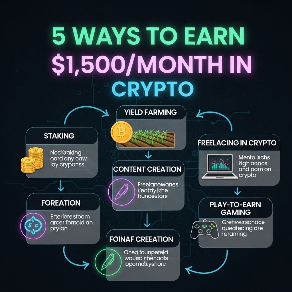 5 Proven Ways to Earn $1,500 Monthly in Crypto earn 1500 monthly crypto