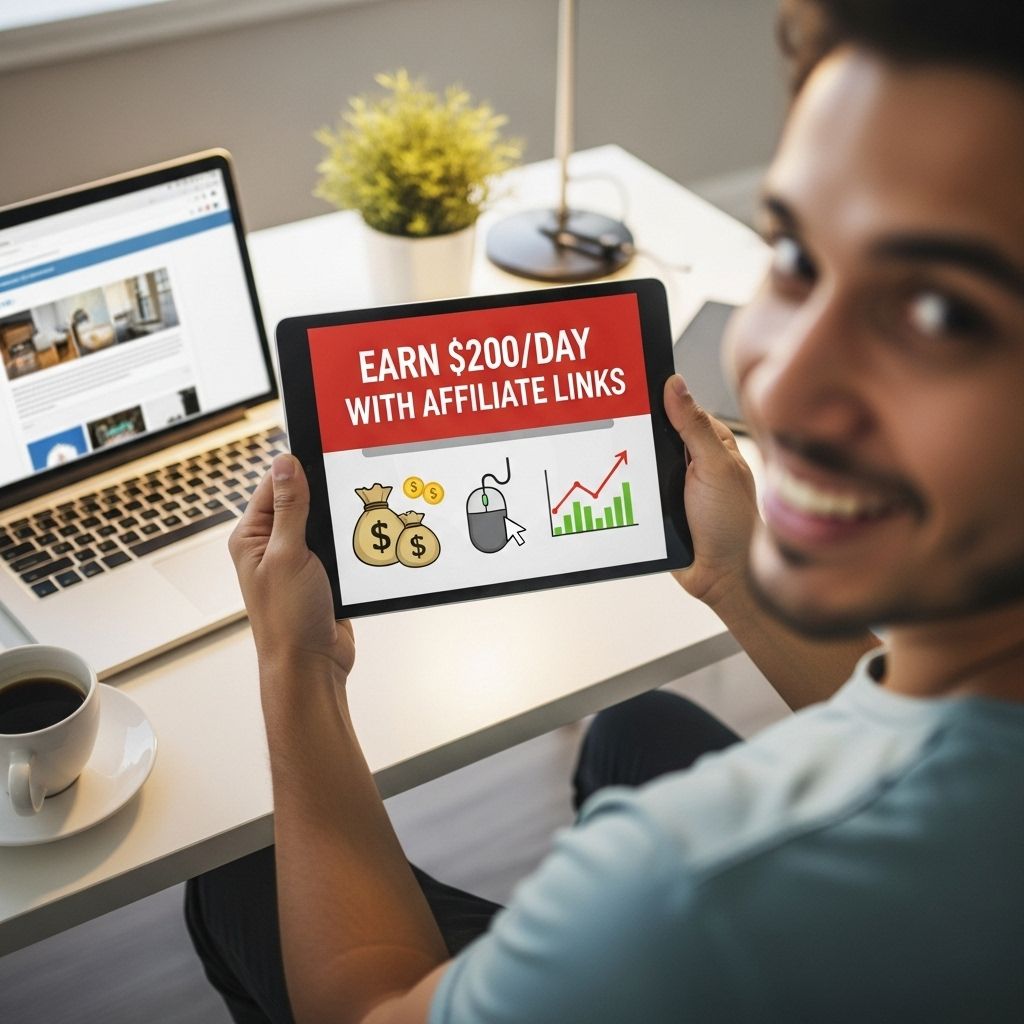 Earn $200 a Day with Affiliate Links earn 200 a day affiliate links
