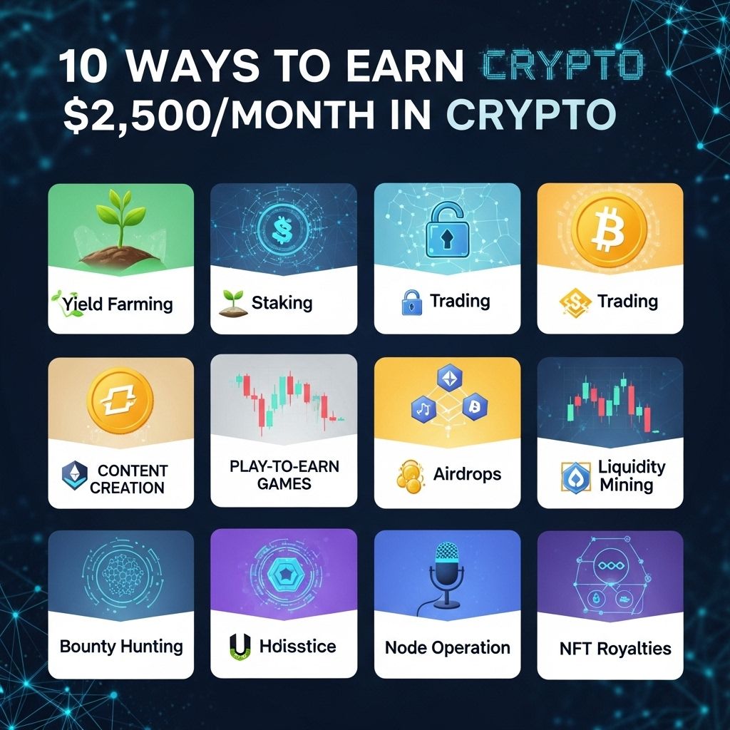 10 Proven Ways to Earn $2,500/Month in Crypto earn 2500 month crypto
