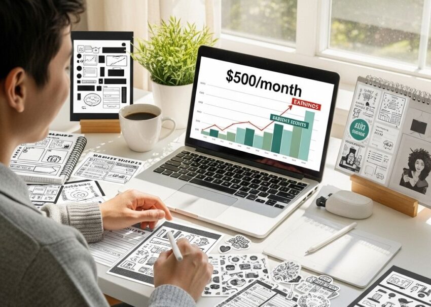 Earn $500 a Month with Printables: A Step-by-Step Guide earn 500 month printables