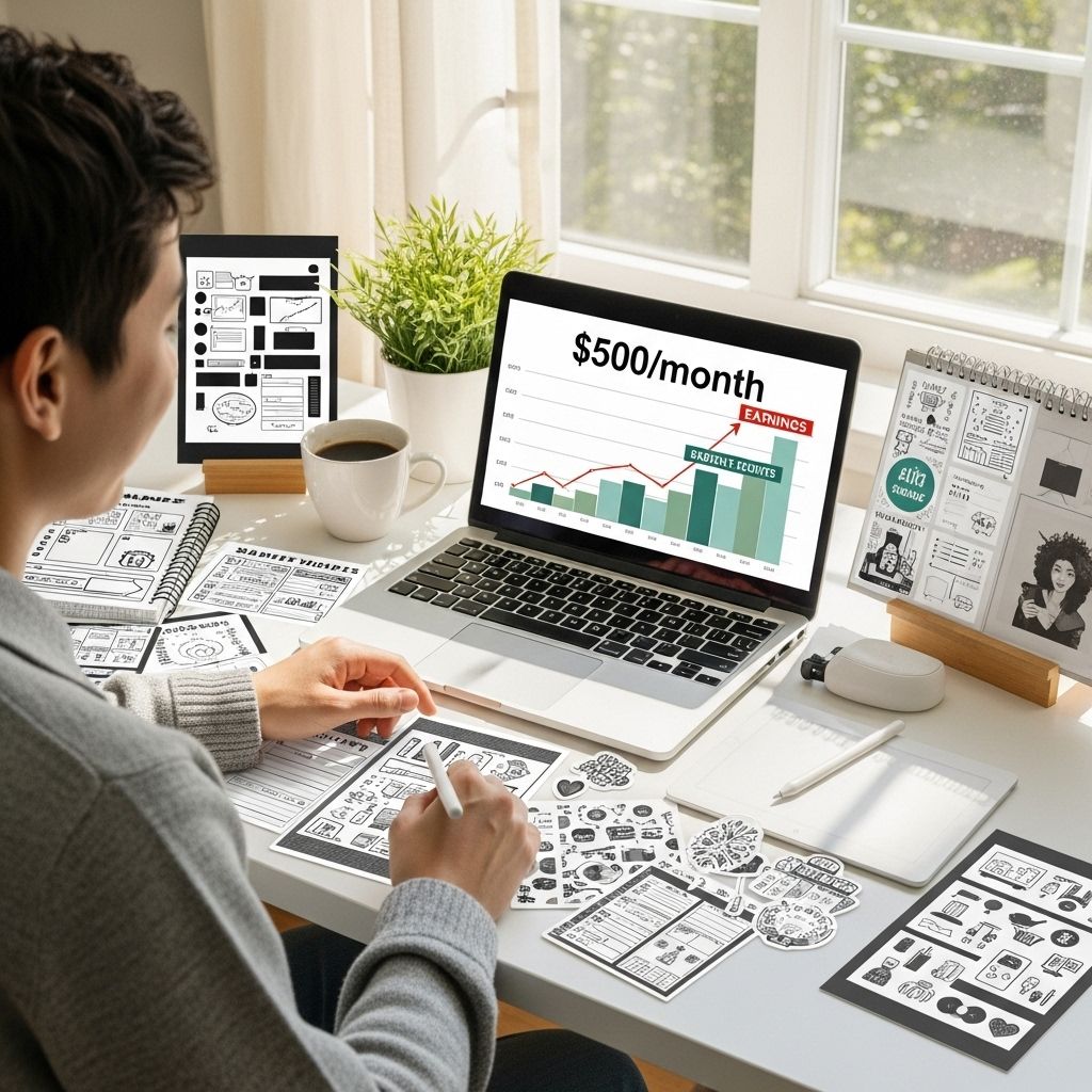 earn 500 month printables