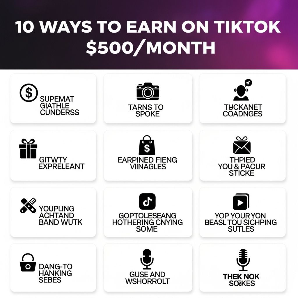10 Proven Ways to Make $500 a Month on TikTok earn 500 month tiktok