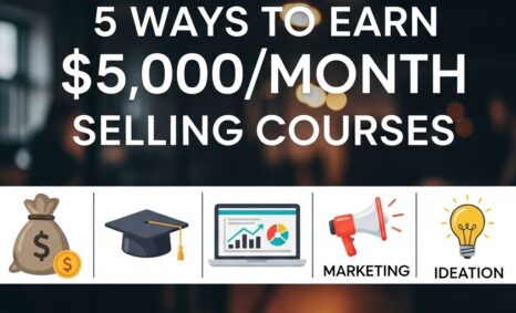 earn 5000 month selling courses