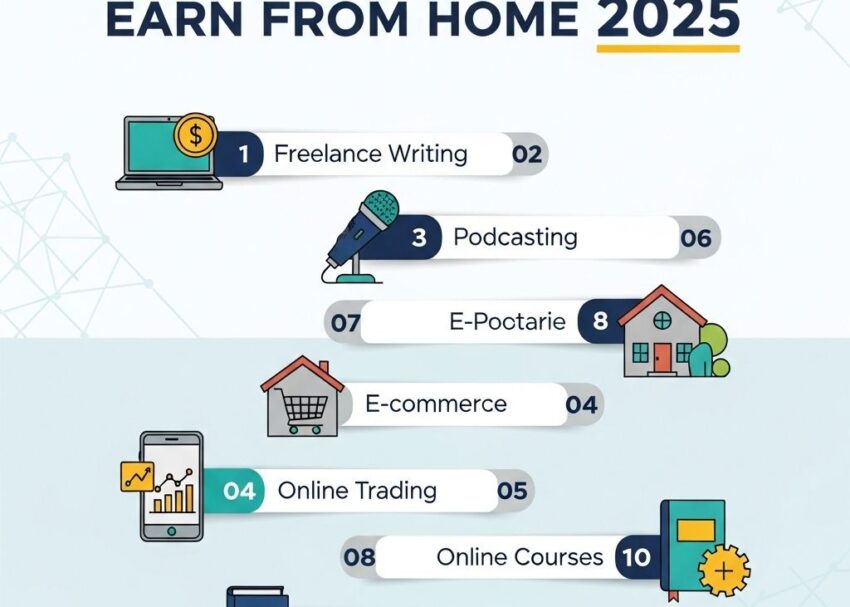 Top 10 Ways to Earn from Home in 2025 earn from home 2025