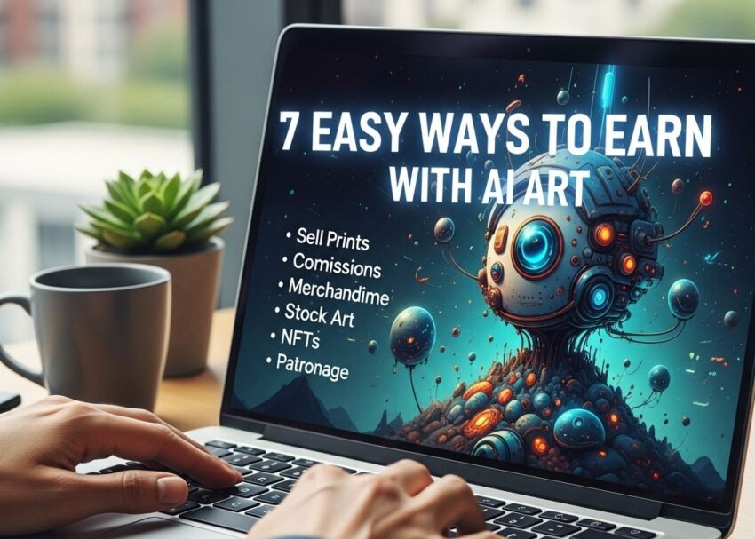 7 Easy Ways to Earn with AI Art earn with ai art