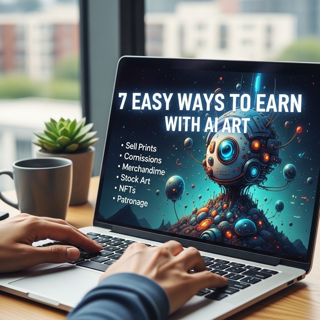 7 Easy Ways to Earn with AI Art earn with ai art