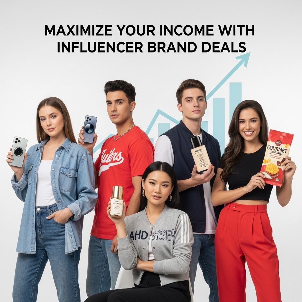 maximize income influencer deals