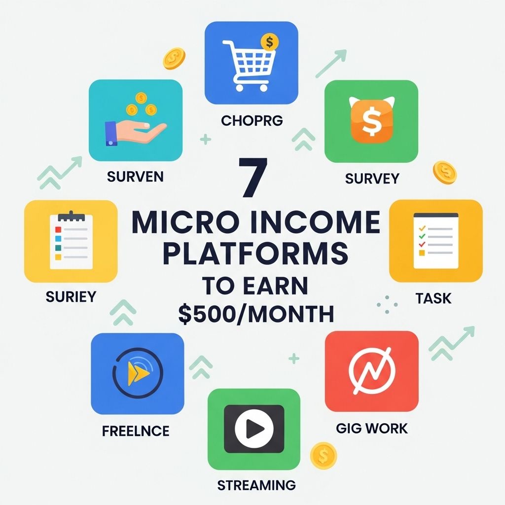 7 Micro Income Platforms to Earn $500/Month micro income platforms 500 month