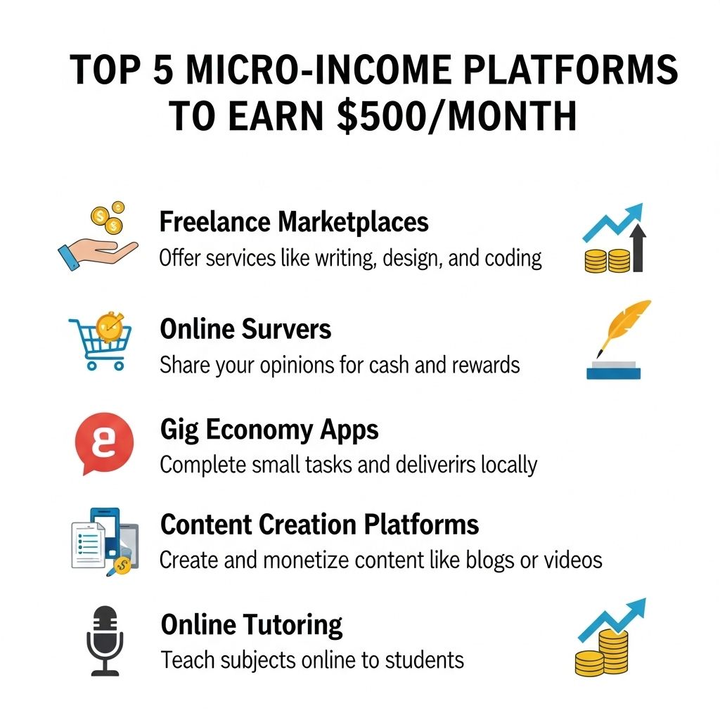 micro income platforms earn 500