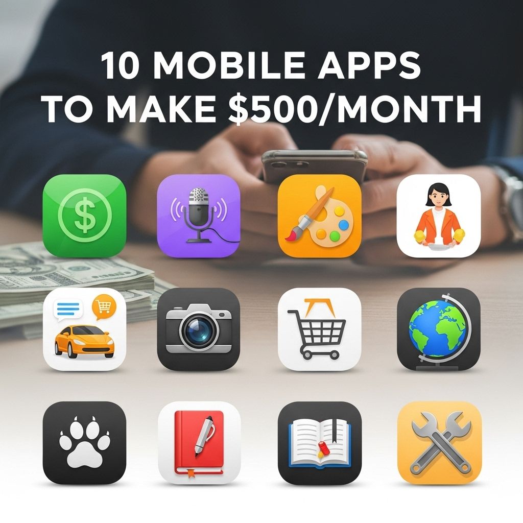 mobile apps earn 500 monthly