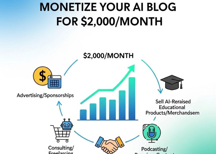 Monetize Your AI Blog to Earn $2,000 Monthly monetize ai blog 2000 monthly