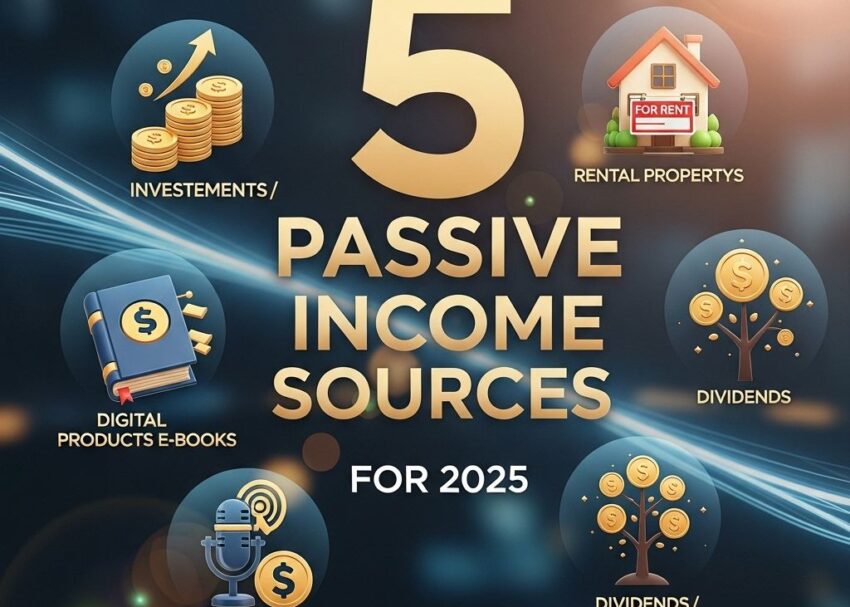 5 Lucrative Passive Income Sources for 2025 passive income sources 2025