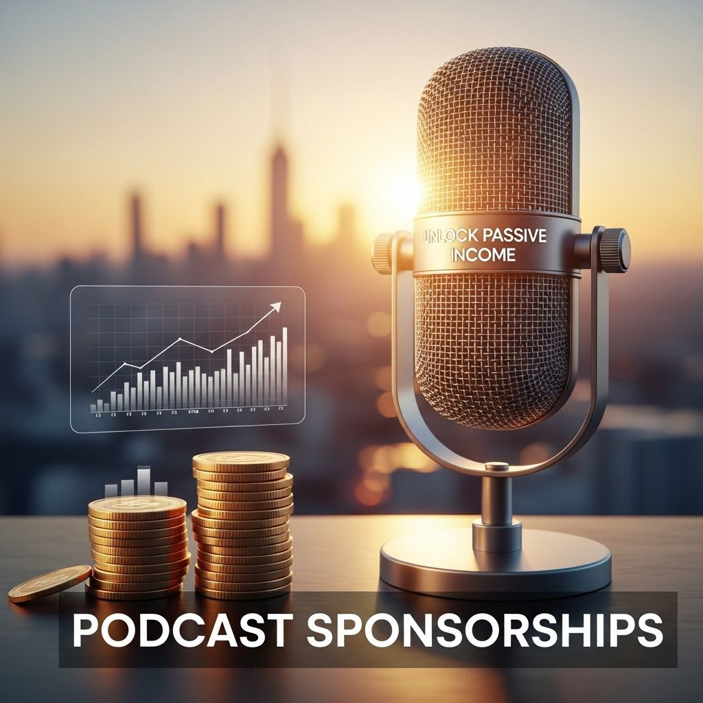Unlock Passive Income with Podcast Sponsorships podcast sponsorships passive income