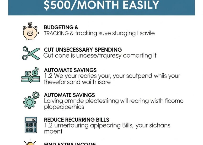 save 500 month easily