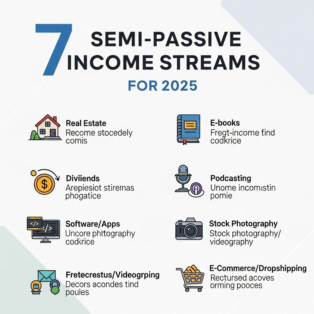 semi passive income streams 2025