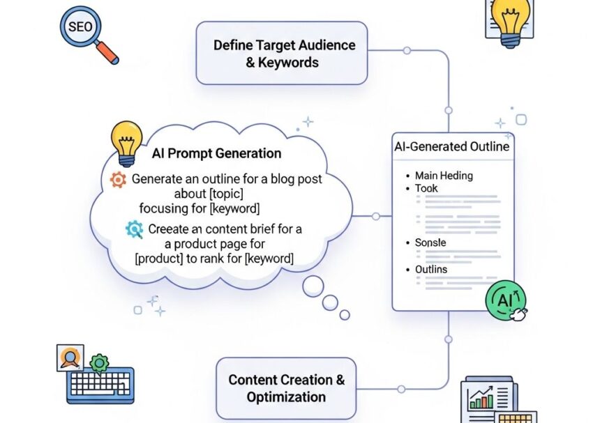 seo content outlines ai prompts